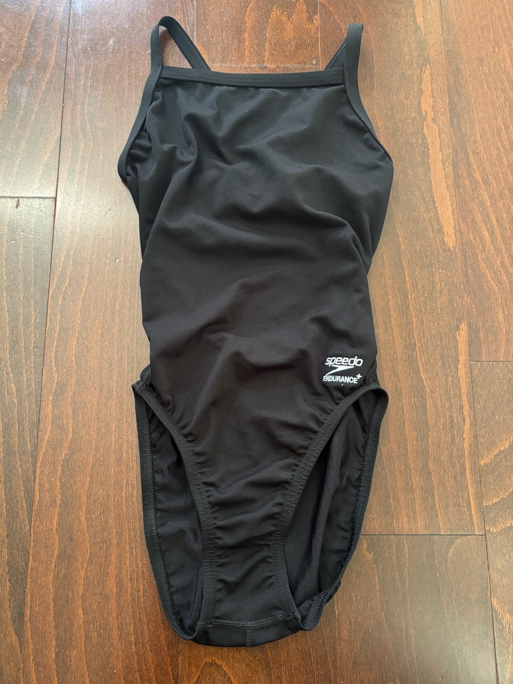 Speedo Black Women's Endurance One-Piece Swimsuit, Size 26